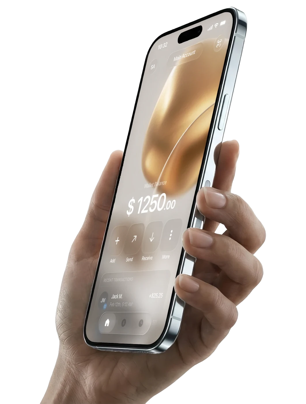 application iqmii en main, avoirs en or